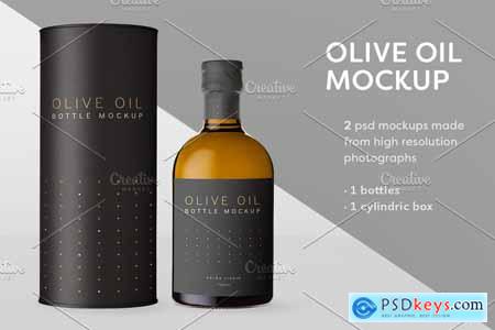 Olive Oil Bottle Mockup 3 3538786