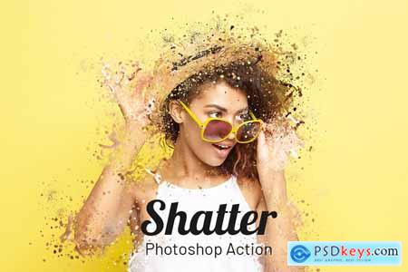 Shatter Photoshop Action 4077209