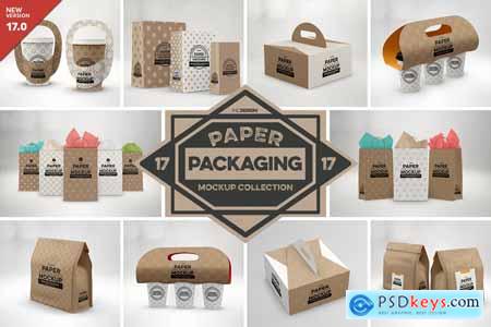 VOL. 17 Paper Box Packaging Mockups 4075657