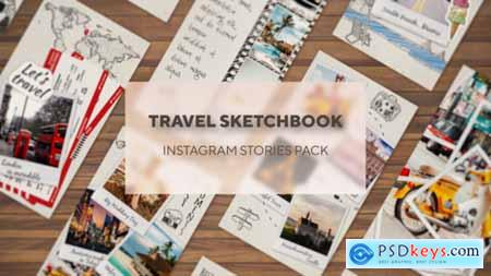 VideoHive Traveler's Sketchbook - Instagram Stories Pack 24352947