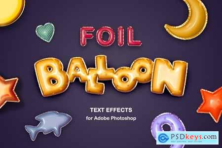 Foil Balloon Text Effects 4122221