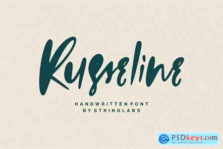 Russeline - Handwritten Font 4107294