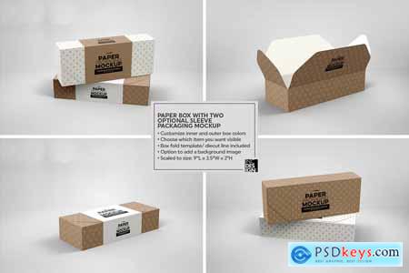 VOL. 18 Paper Box Packaging Mockups 4108157