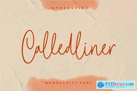 Calledliner - Monoscript Font 4124726