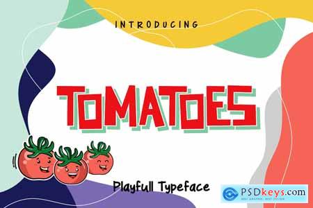 Tomatoes Playfull Typeface 4117400