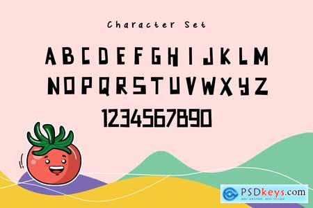 Tomatoes Playfull Typeface 4117400