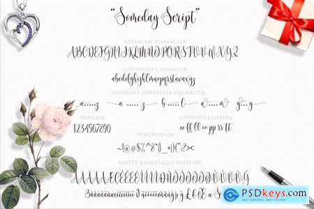Someday Script Font 4123638