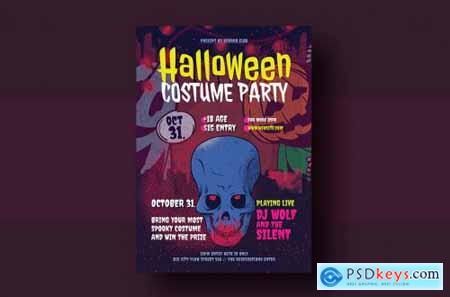 Halloween Costume Party Flyer & Poster