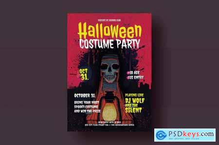 Halloween Costume Party Flyer & Poster V-2