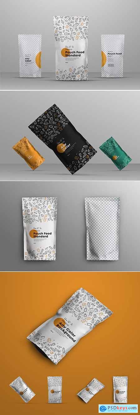 4 Food Pouch Mockups 285084572