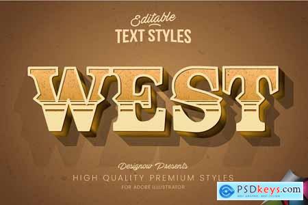 Western Cowboy Text Style 3752091