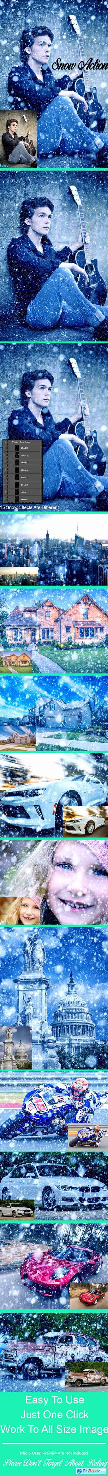 Amazing 15 Snow Photoshop Action Vol 1 22998824