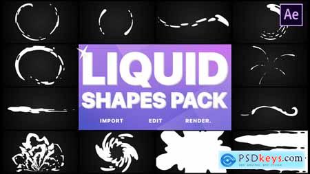 VideoHive Liquid Shapes Pack After Effects 24696312