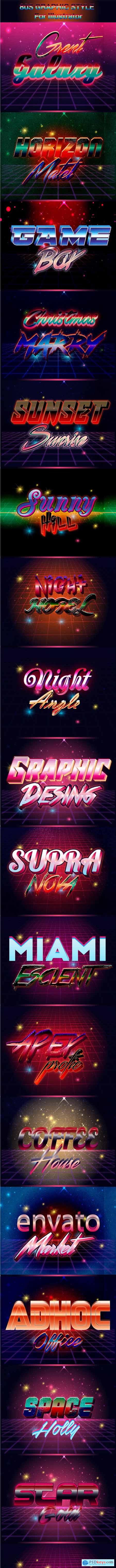 80's Text Effect V2 22985244