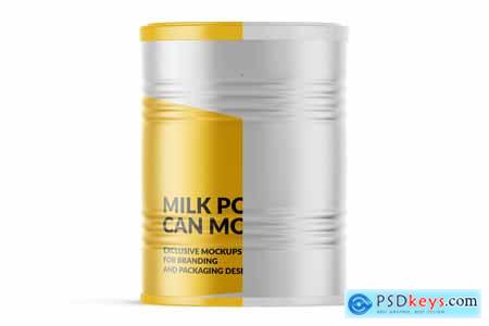 Milk Powder Can Mockup 4075943