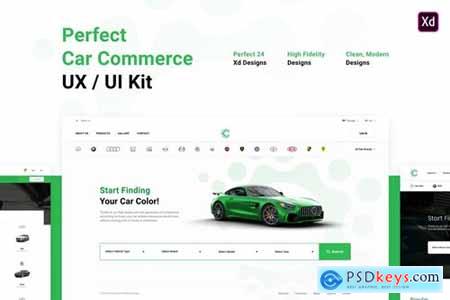 Perfect Car Commerce UX UI Kit