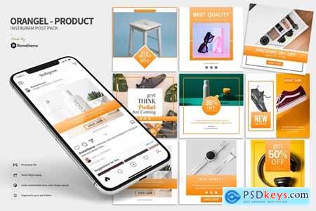 Orangel - Product Instagram Post Pack HR