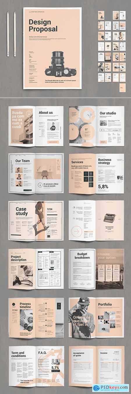 Design Proposal Layout with Pale Pink Elements 236360306