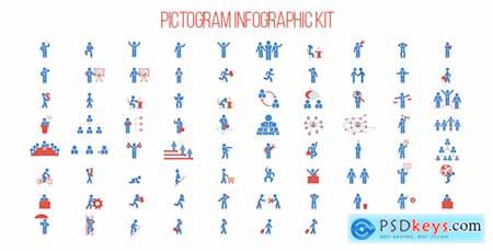 Videohive Pictogram Infographic Kit 11745802