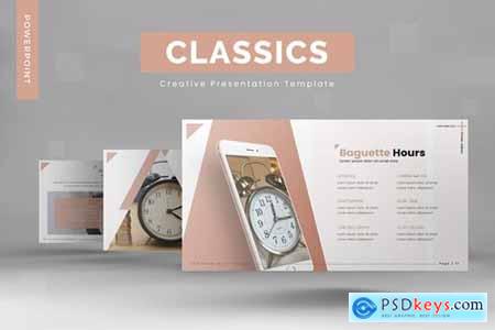 Classics Powerpoint, Keynote and Google Slides Templates