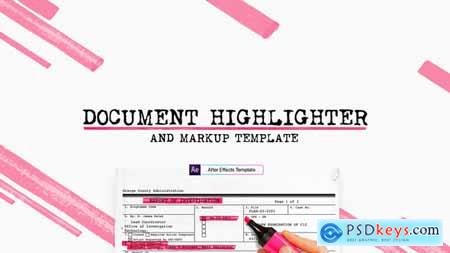 Videohive Document Highlighter 22144983