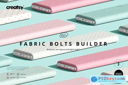 Fabric Bolts Builder Mockup Set 4140169