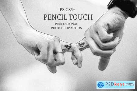 Pencil Touch - Photoshop Action 4126052