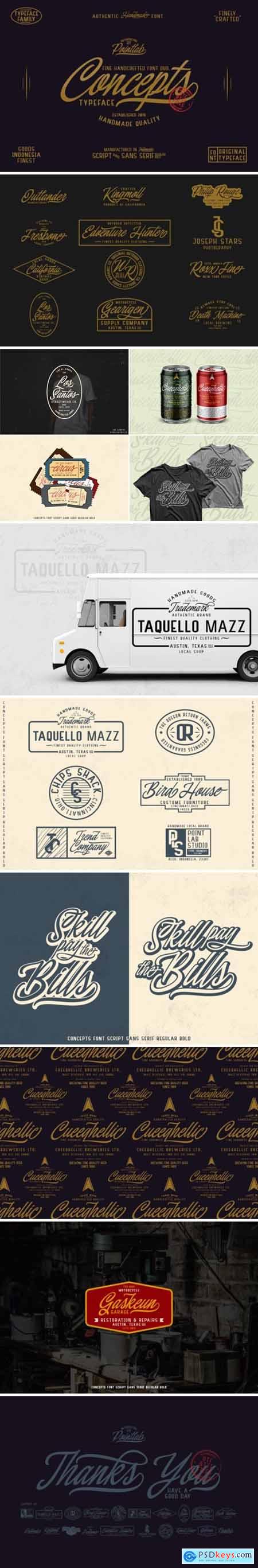 Concepts Font Family 307389