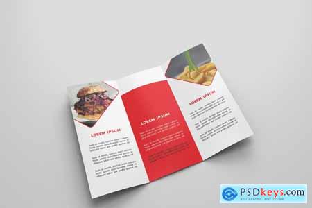 6 Fast Food Tri-fold Brochures 4160653