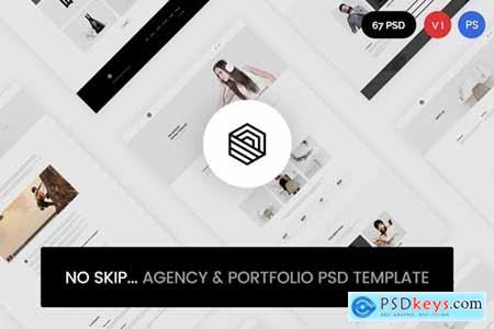 No Skip - Creative Agency & Portfolio PSD Template