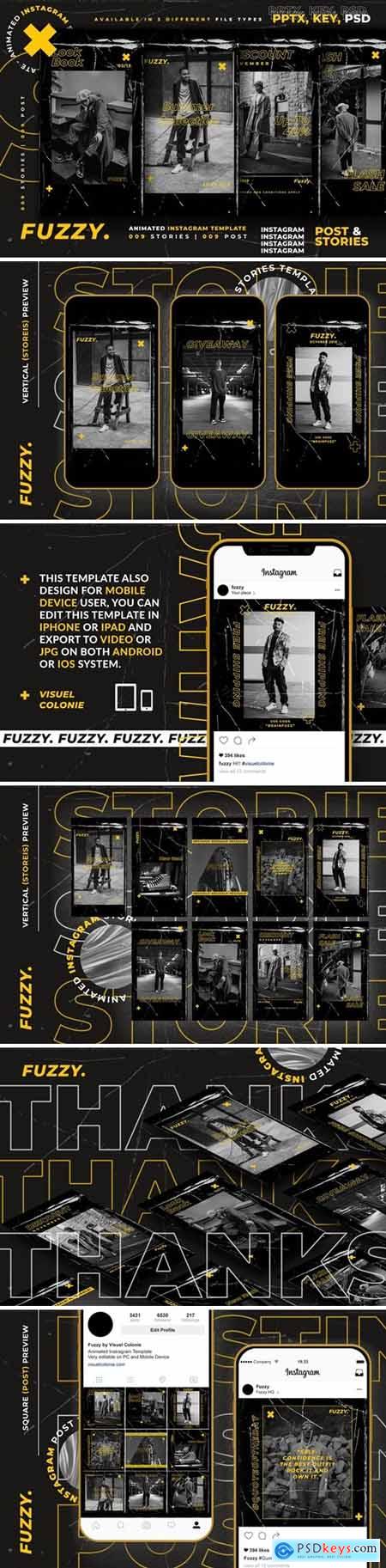 Fuzzy - Animated Instagram Template
