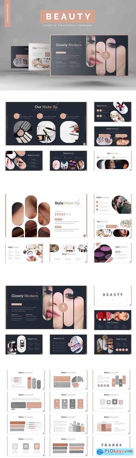 Beauty Powerpoint, Keynote and Google Slides Templates