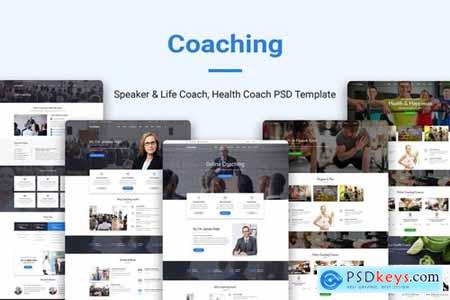 Coaching Speaker & Life Coach, Health Coach PSD