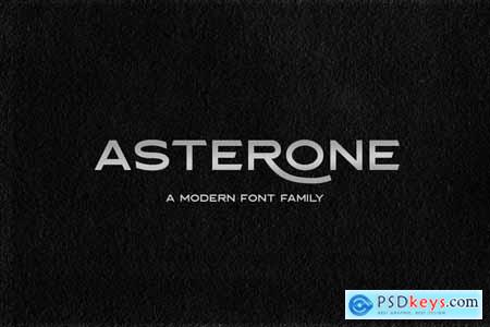Asterone - Modern Font Family 4022427
