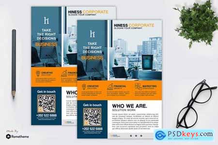 Hiness - Business Flyer Template