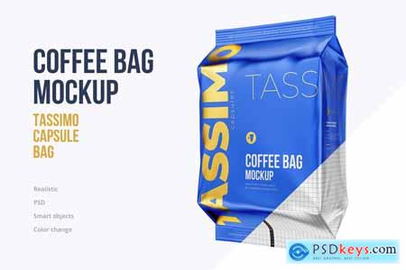 Coffee Bag mockup. Tassimo 4099646
