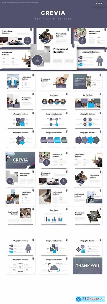 Grevia Powerpoint, Keynote and Google Slides Templates