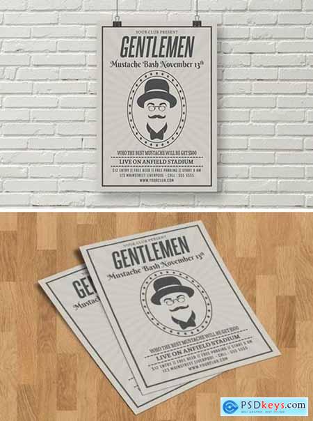 Movember Flyer Template 1831122