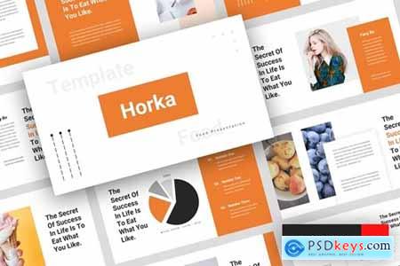 Horka - Food Powerpoint, Keynote and Google Slides Templates