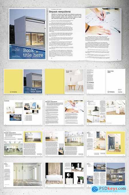 Book Layout with Yellow Accents 293874299