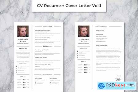 CV Resume Vol.1 (word file included)