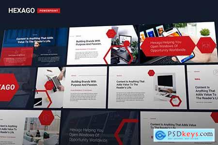 Hexago - Multipurpose Business Powerpoint and Google Slides Template