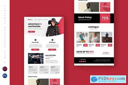 Business Email Newsletter UI Template
