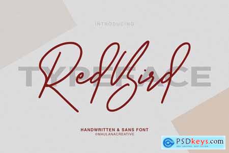 Redbird Signature Font Free Sans 4187138