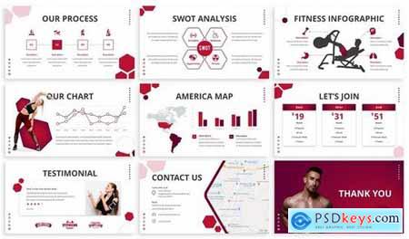 Z-Gym - Fitness Powerpoint and Google Slides Templates