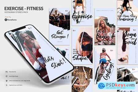 Exercise - Fitness Instagram Stories Pack