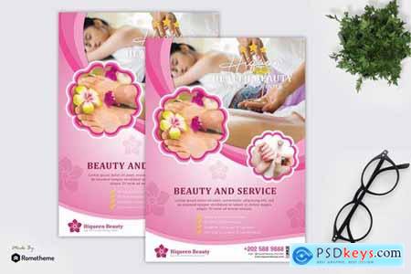 Hiqueen - Spa and Beauty Flyer Template
