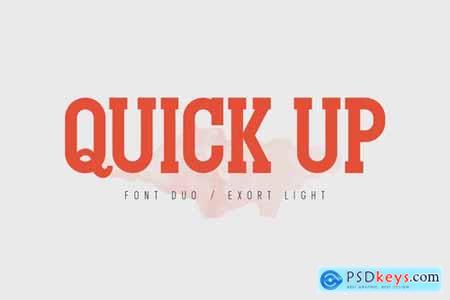 Quick Up Font Duo