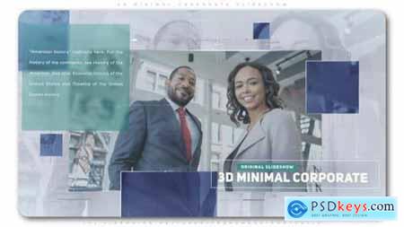 Videohive 3D Minimal Corporate Slideshow 23845631