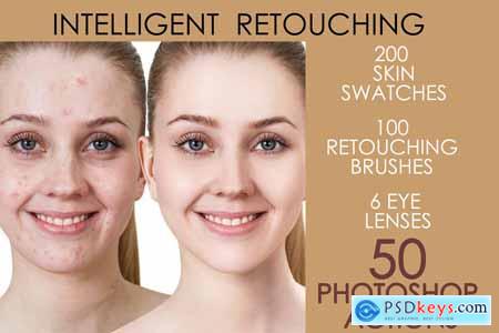 50 Photoshop Actions Retouching Skin 4167869